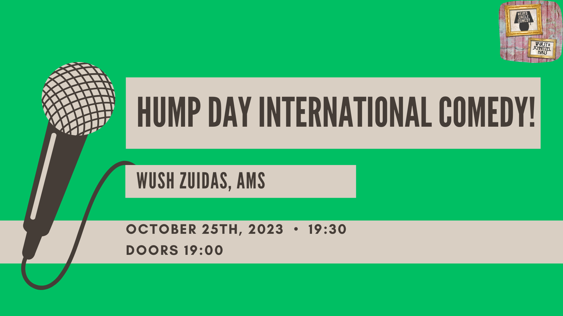 Ticket kopen voor evenement Hump Day Comedy! 