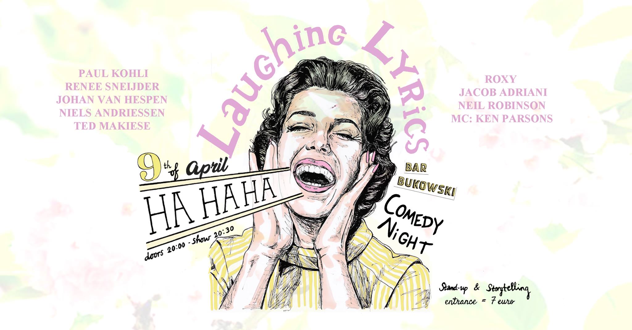 Ticket kopen voor evenement Laughing Lyrics Comedy Night with Raul Kohli