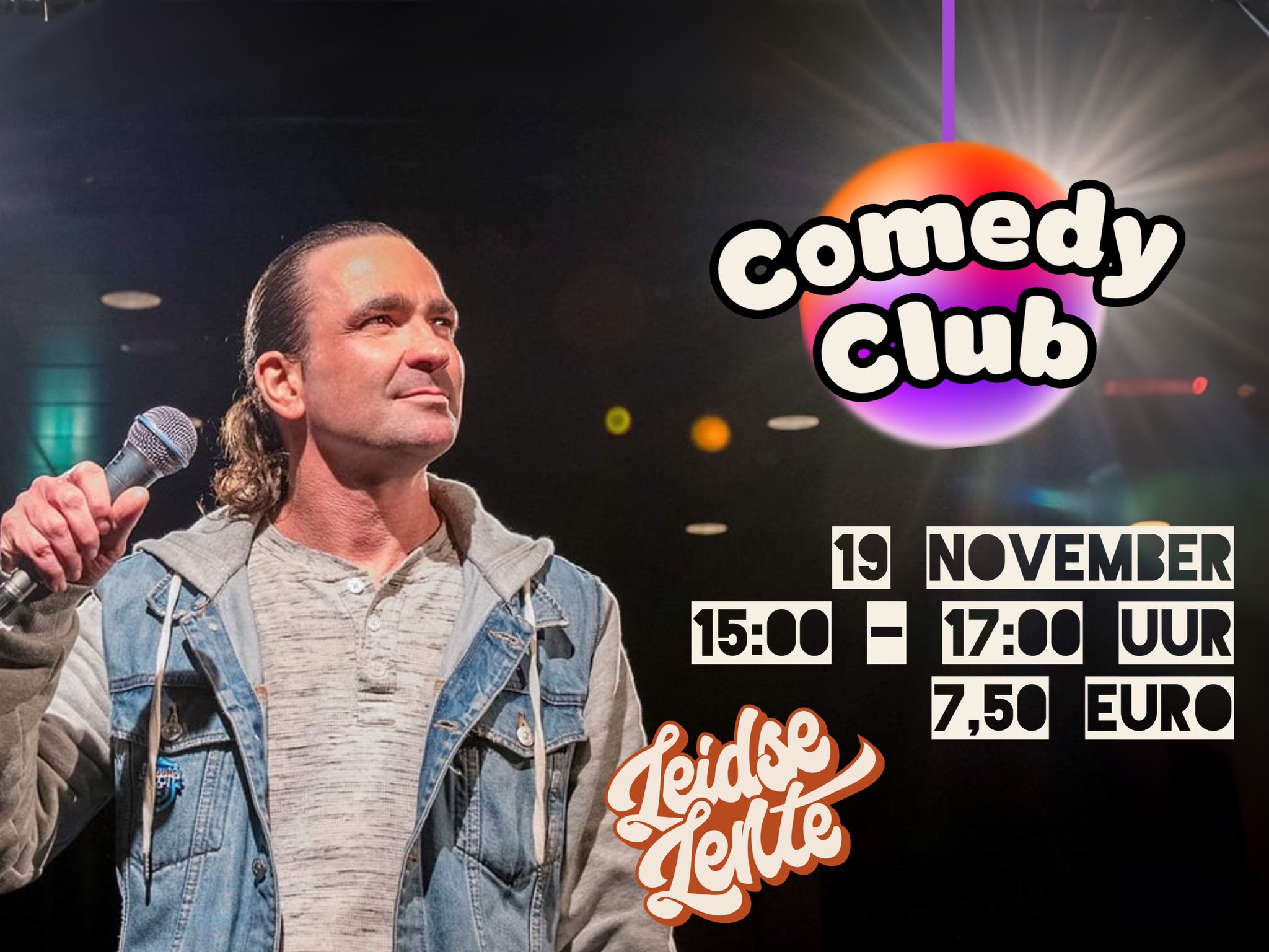 Ticket kopen voor evenement Leidse Lente Comedy Club
