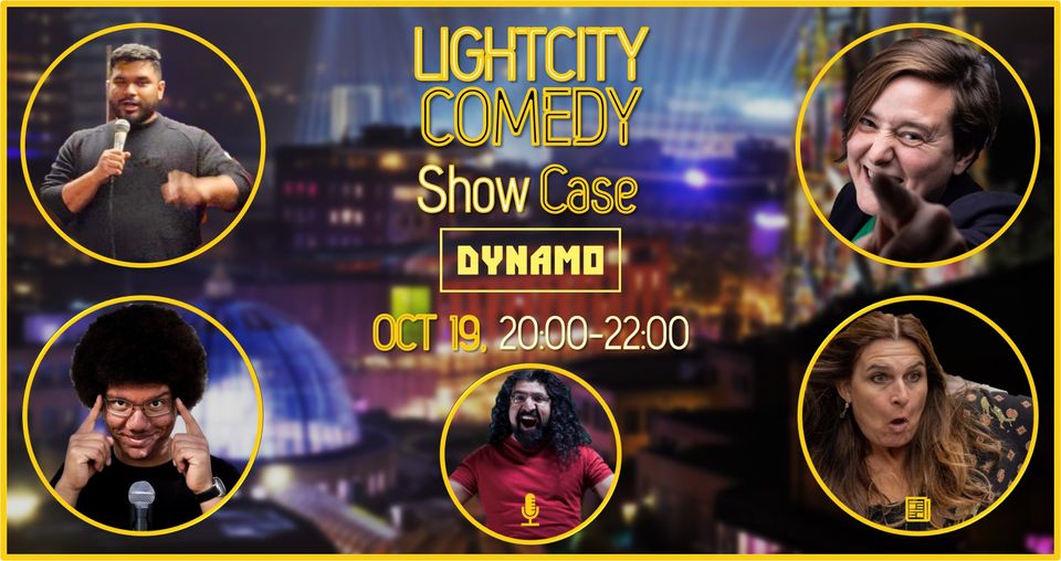 Ticket kopen voor evenement Lightcity Comedy Showcase @ Dynamo