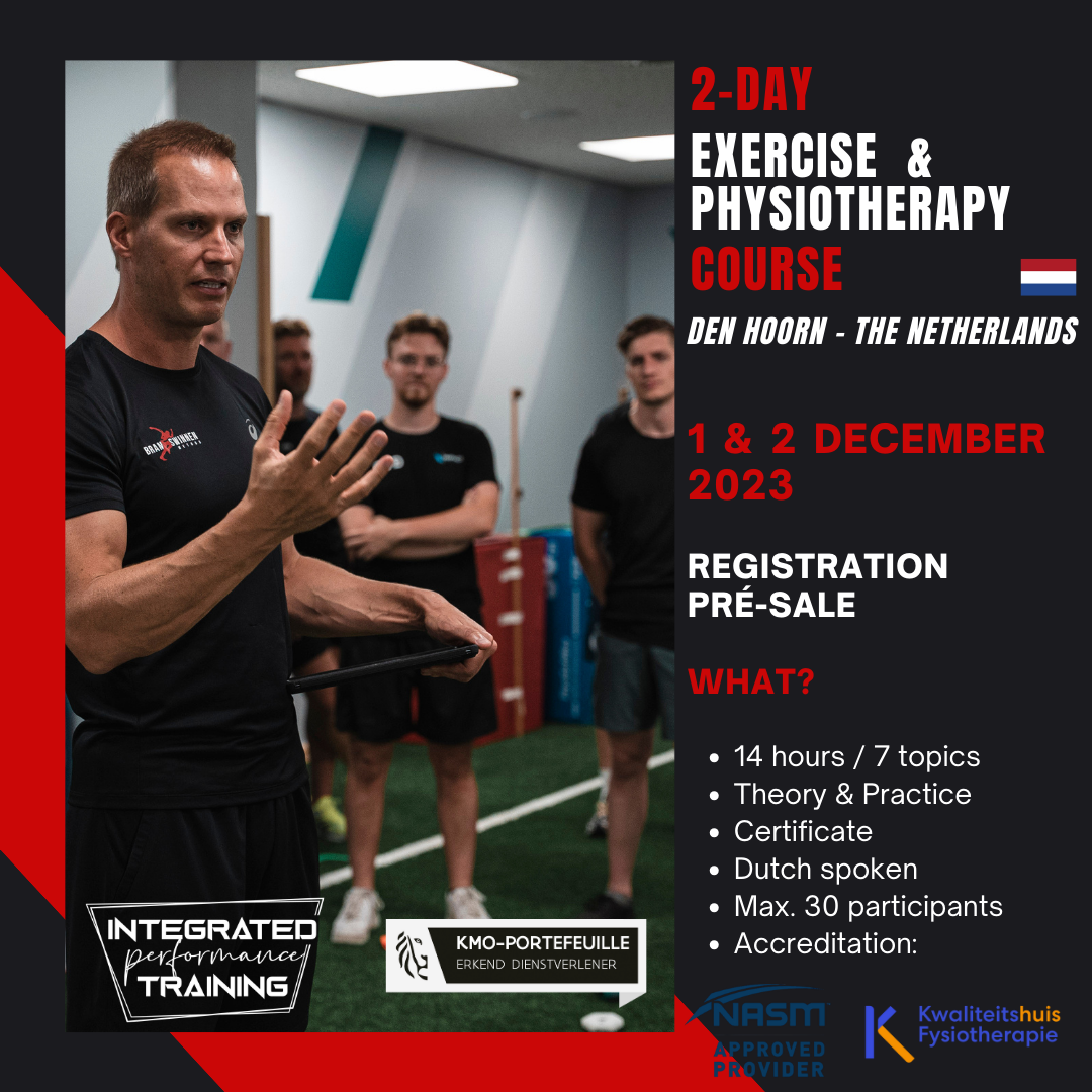 Ticket kopen voor evenement Exercise & Physiotherapy Course (Met KMO-p)