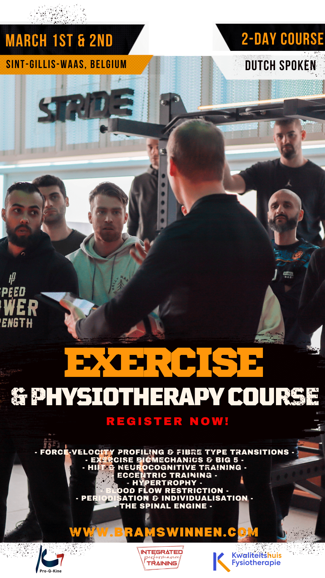 Ticket kopen voor evenement 2-Day Exercise & Physiotherapy Course (met KMO-p)