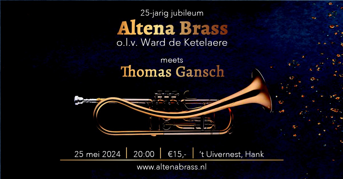 Ticket kopen voor evenement 25-jarig jubileum Altena Brass
