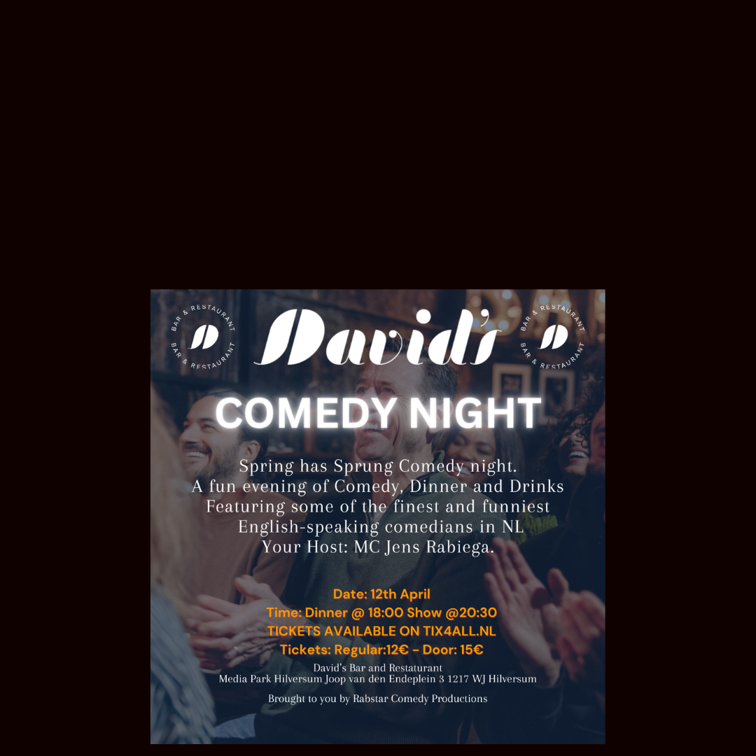 Ticket kopen voor evenement Spring has Sprung Dinner and Comedy at David's