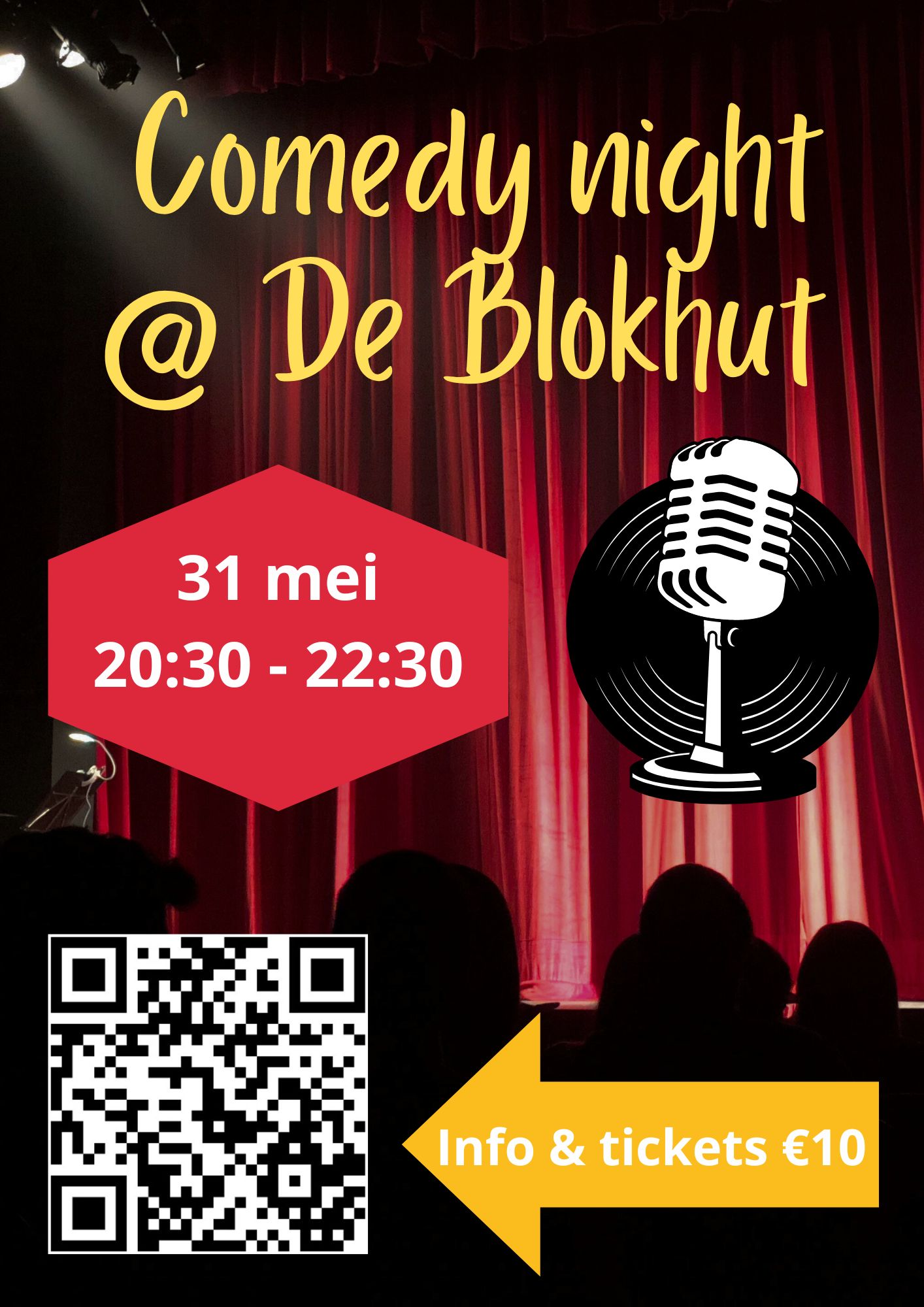 Ticket kopen voor evenement Comedy @ De Blokhut