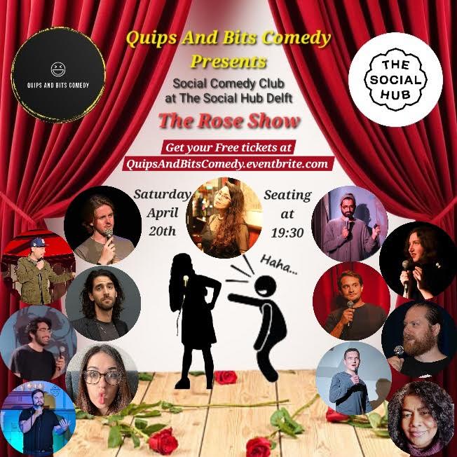 Ticket kopen voor evenement The Social Comedy Club Rose Show