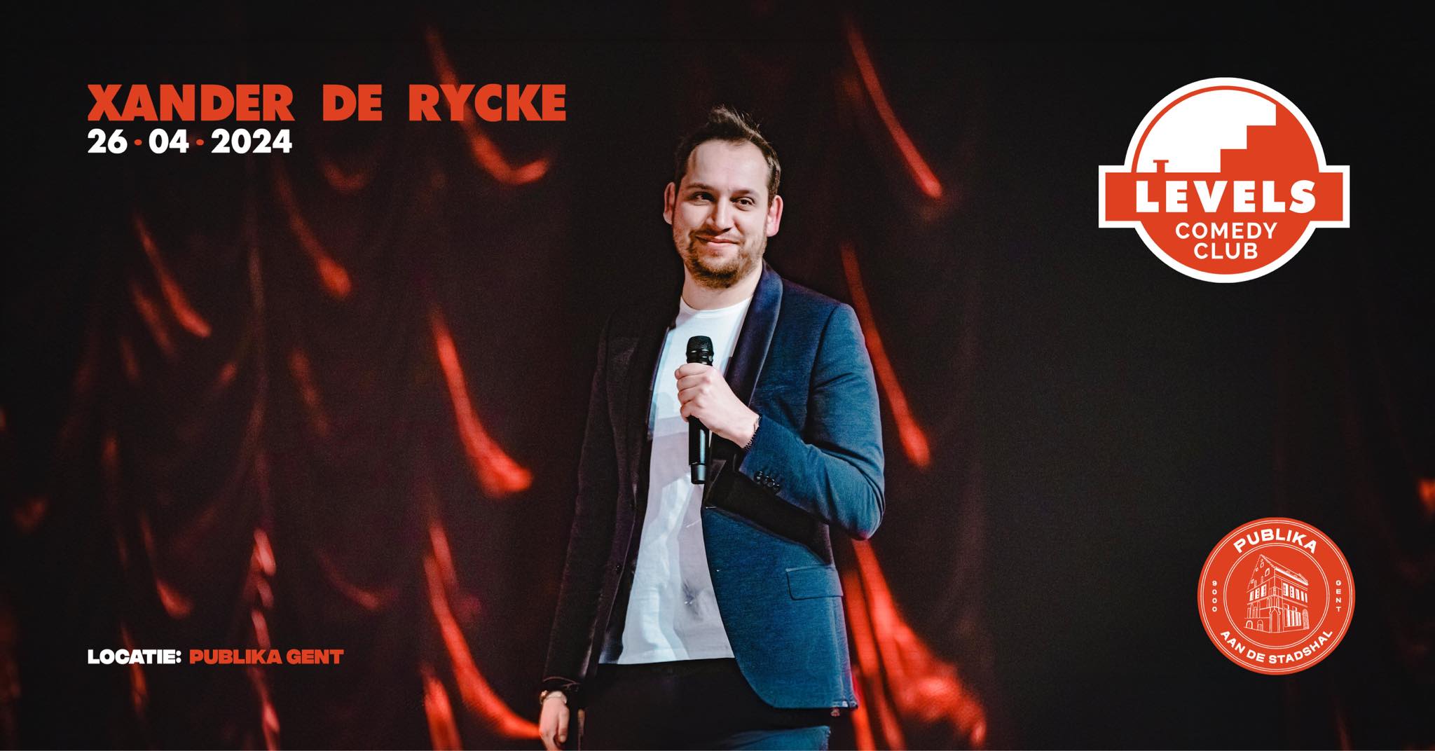 Ticket kopen voor evenement Levels Comedy Club: Xander De Rycke (Late Night)
