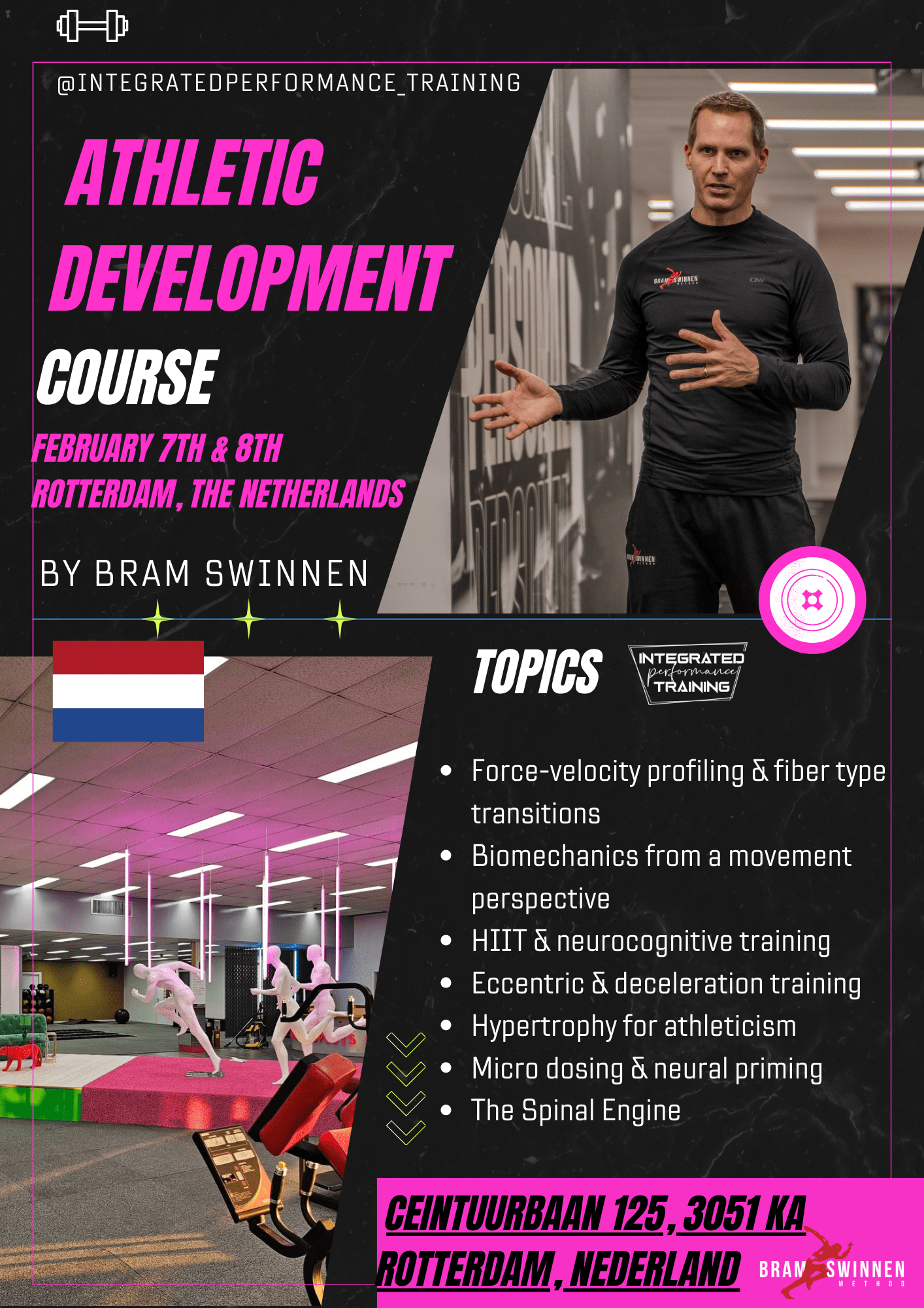 Ticket kopen voor evenement 2-Day Athletic Development Course Rotterdam (met KMO-p)