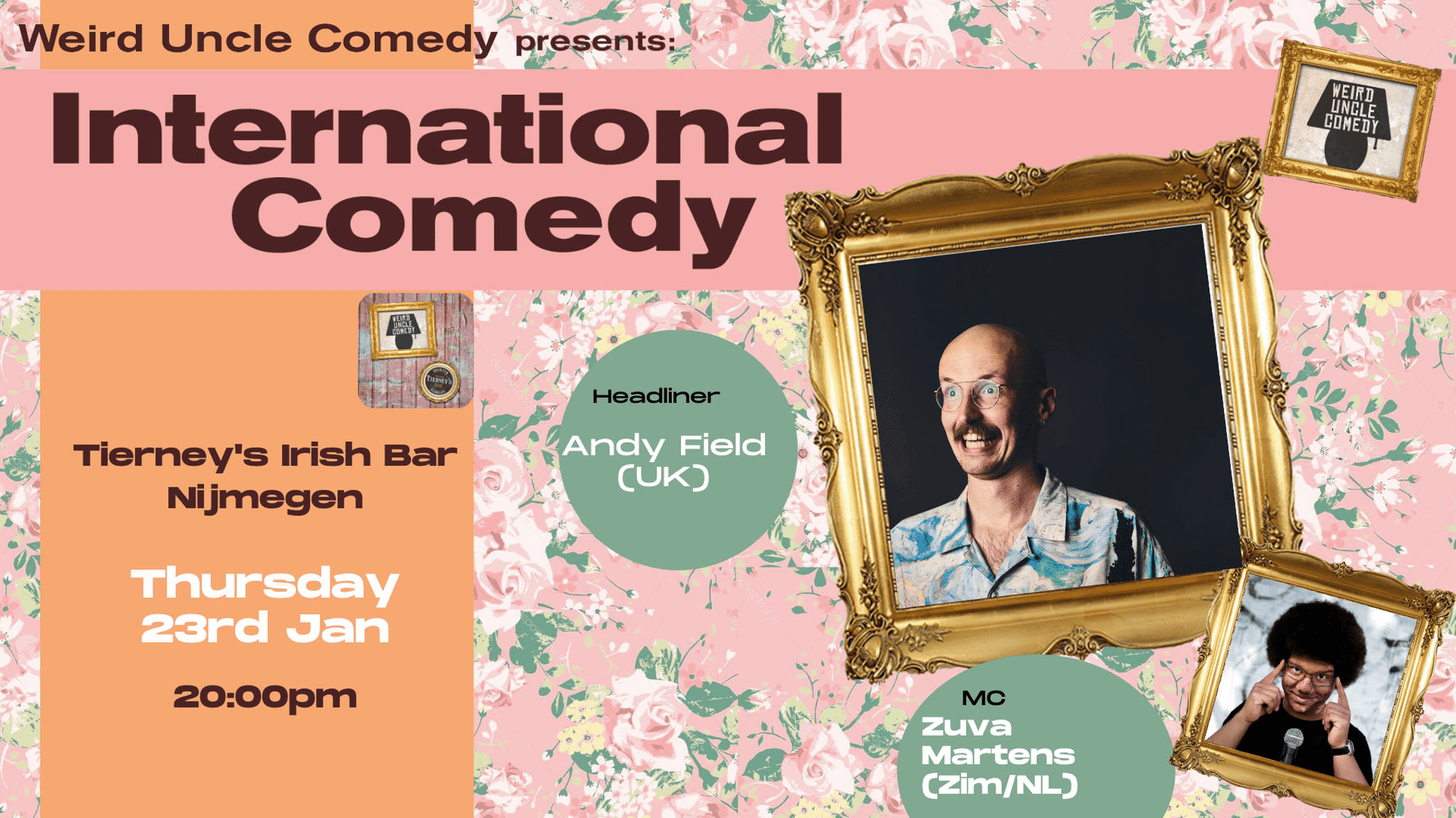 Ticket kopen voor evenement International Stand Up Comedy at Tierneys Nijmegen in English