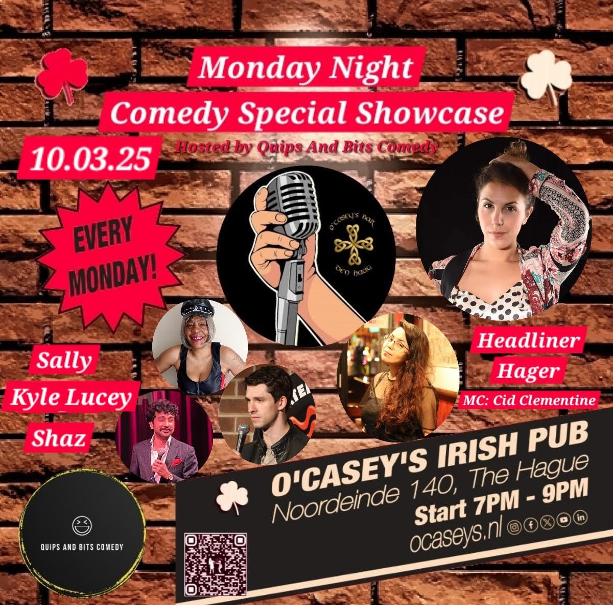 Ticket kopen voor evenement O'Casey's Comedy Showcase