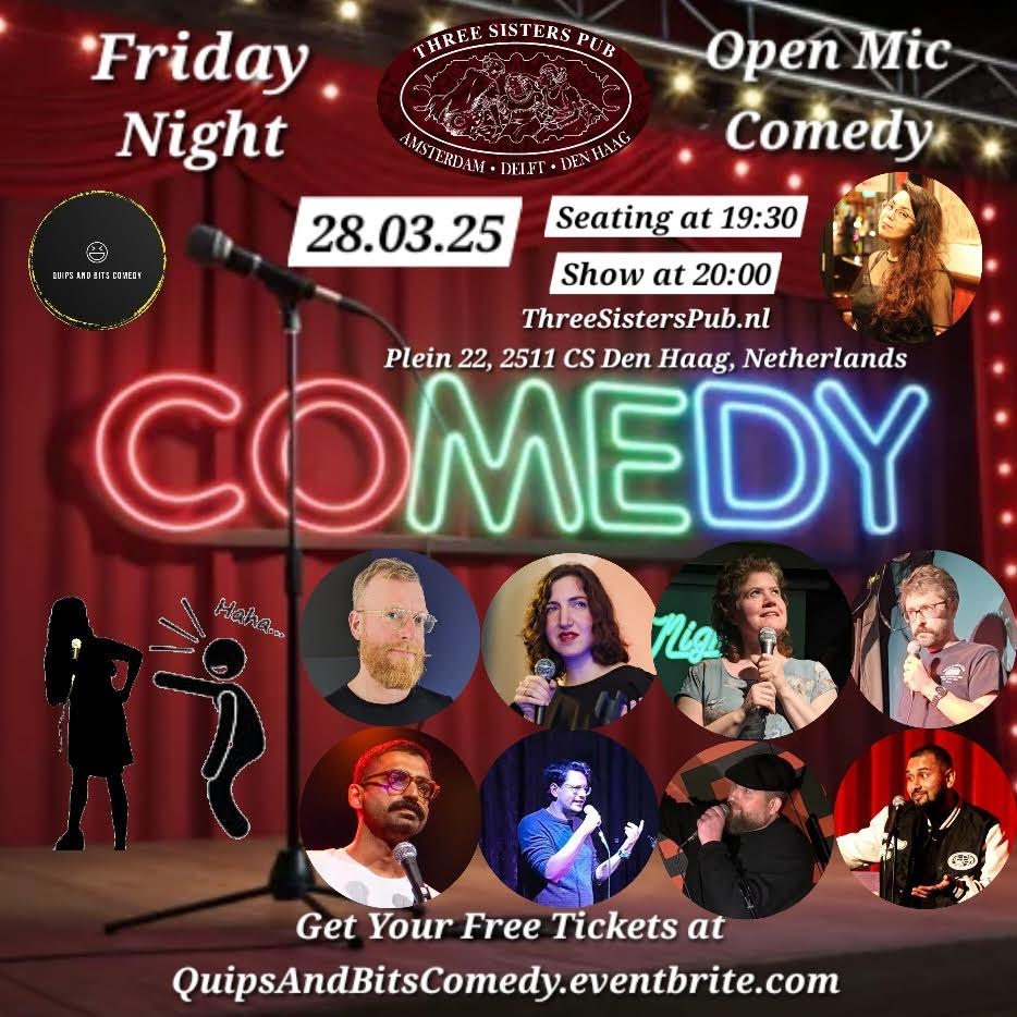 Ticket kopen voor evenement Friday Night Comedy Open Mic