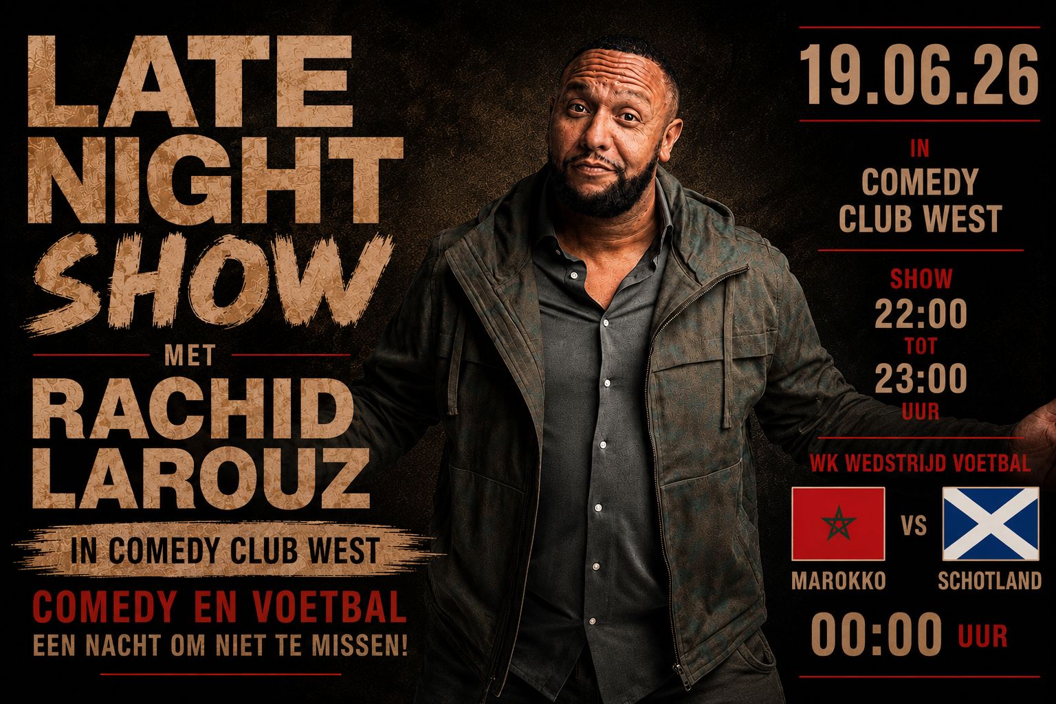 Ticket kopen voor evenement Late Night Show & Voetbal