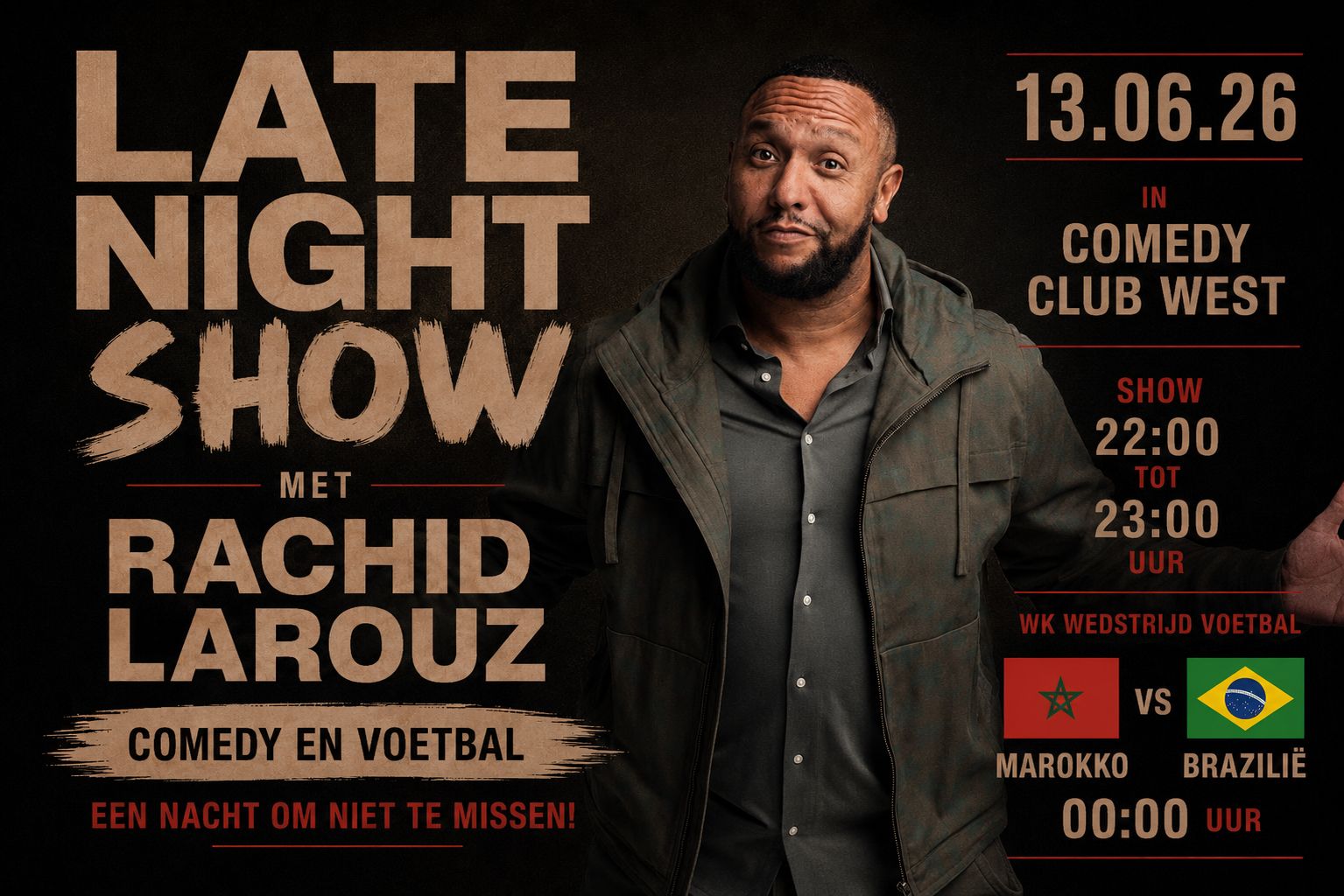 Ticket kopen voor evenement Late Night Show & Voetbal