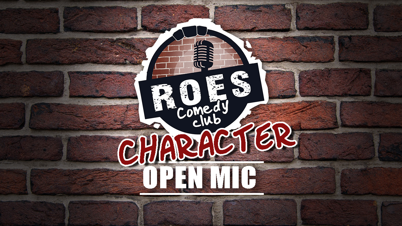 Ticket kopen voor evenement Roes Comedy Club: Character Open Mic