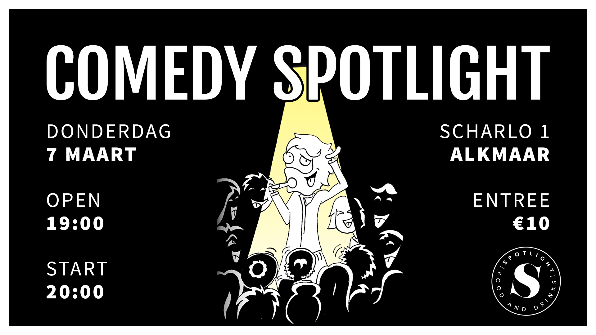 Ticket kopen voor evenement Comedy Spotlight Alkmaar