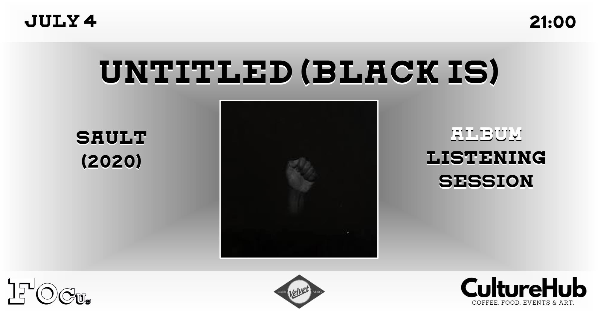 Ticket kopen voor evenement Luisterbar "AlbumNight" : SAULT - Untitled (Black is)