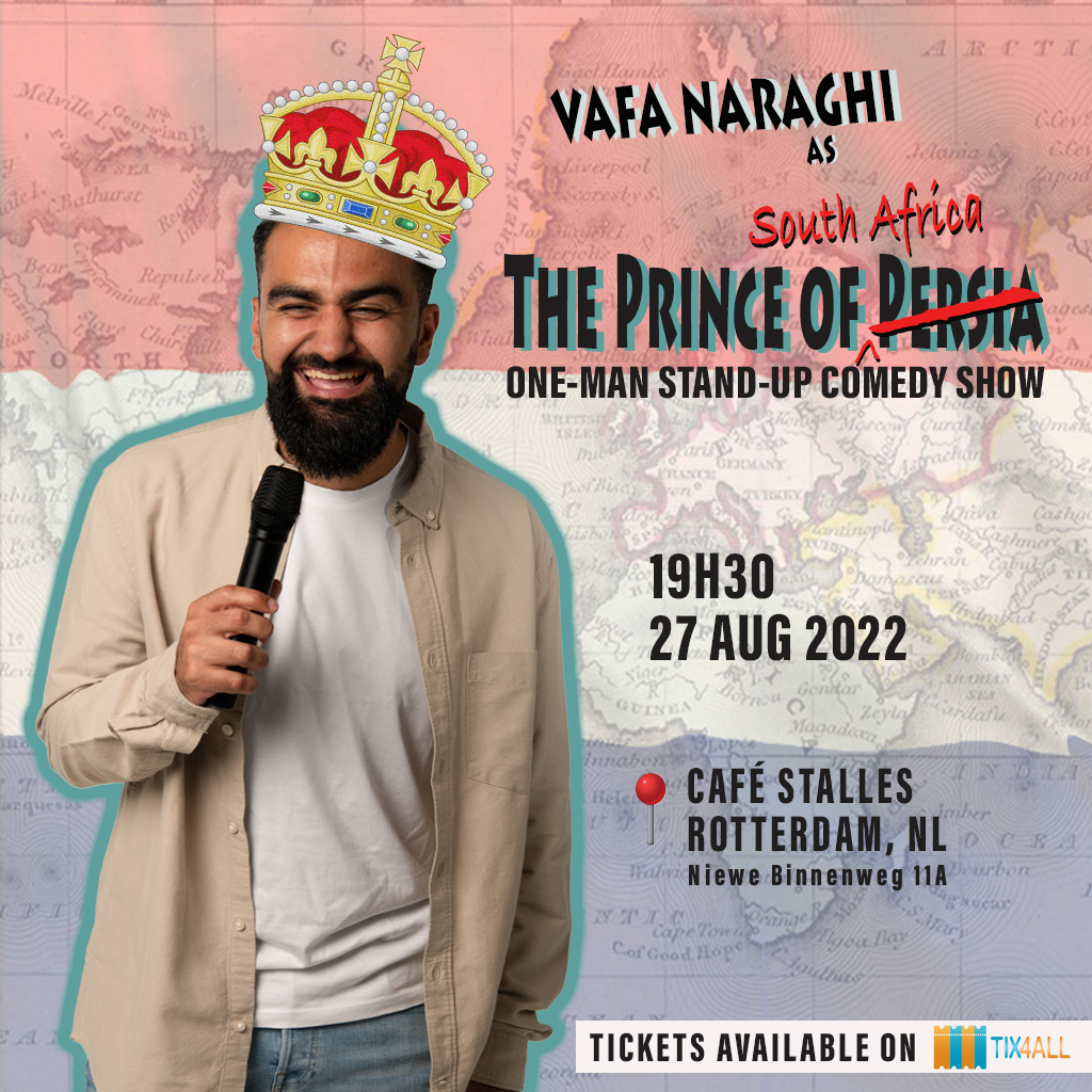 Ticket kopen voor evenement The Prince of South Africa - One-man Stand-up Comedy Show