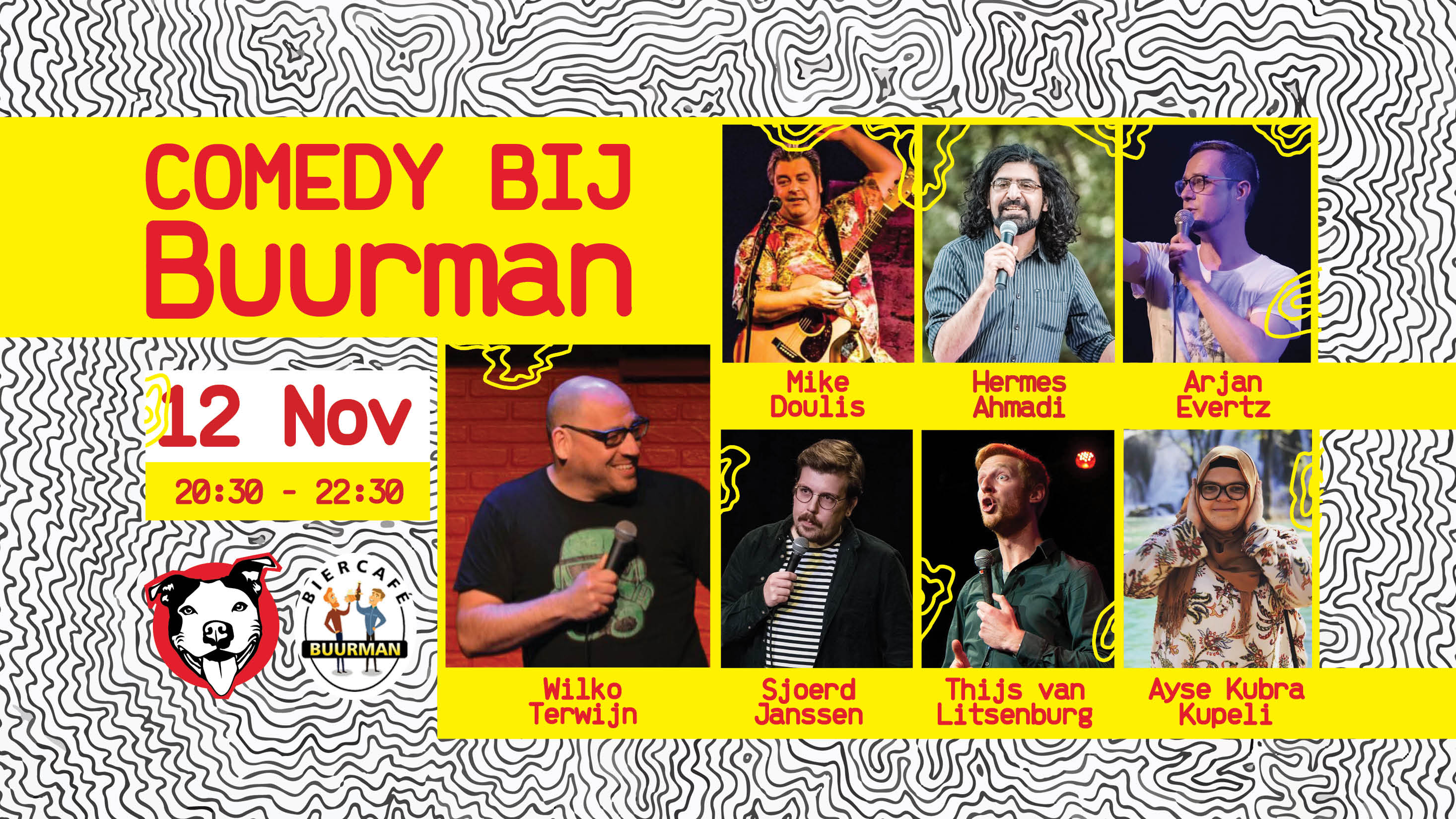 Ticket kopen voor evenement Comedy bij Buurman