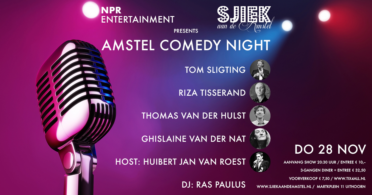 Ticket kopen voor evenement Amstel Comedy Night 