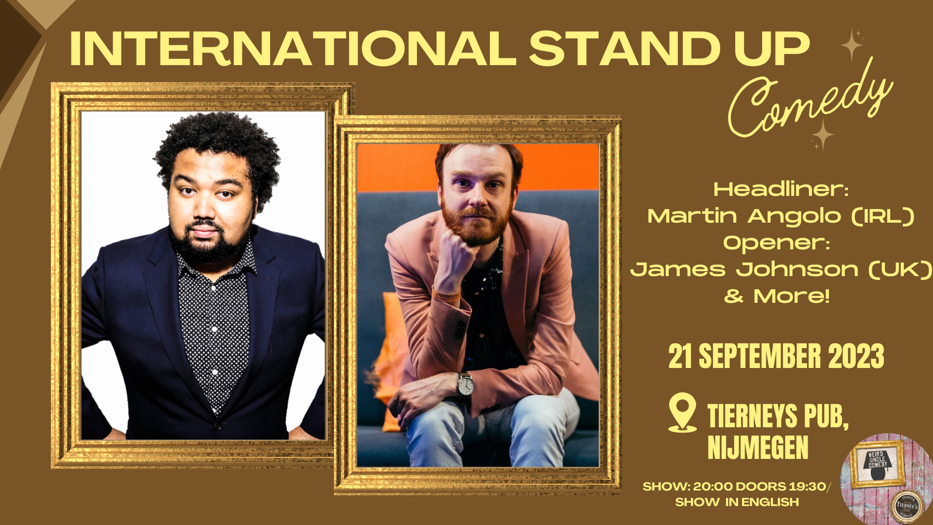 Ticket kopen voor evenement International Stand Up Comedy Nijmegen
