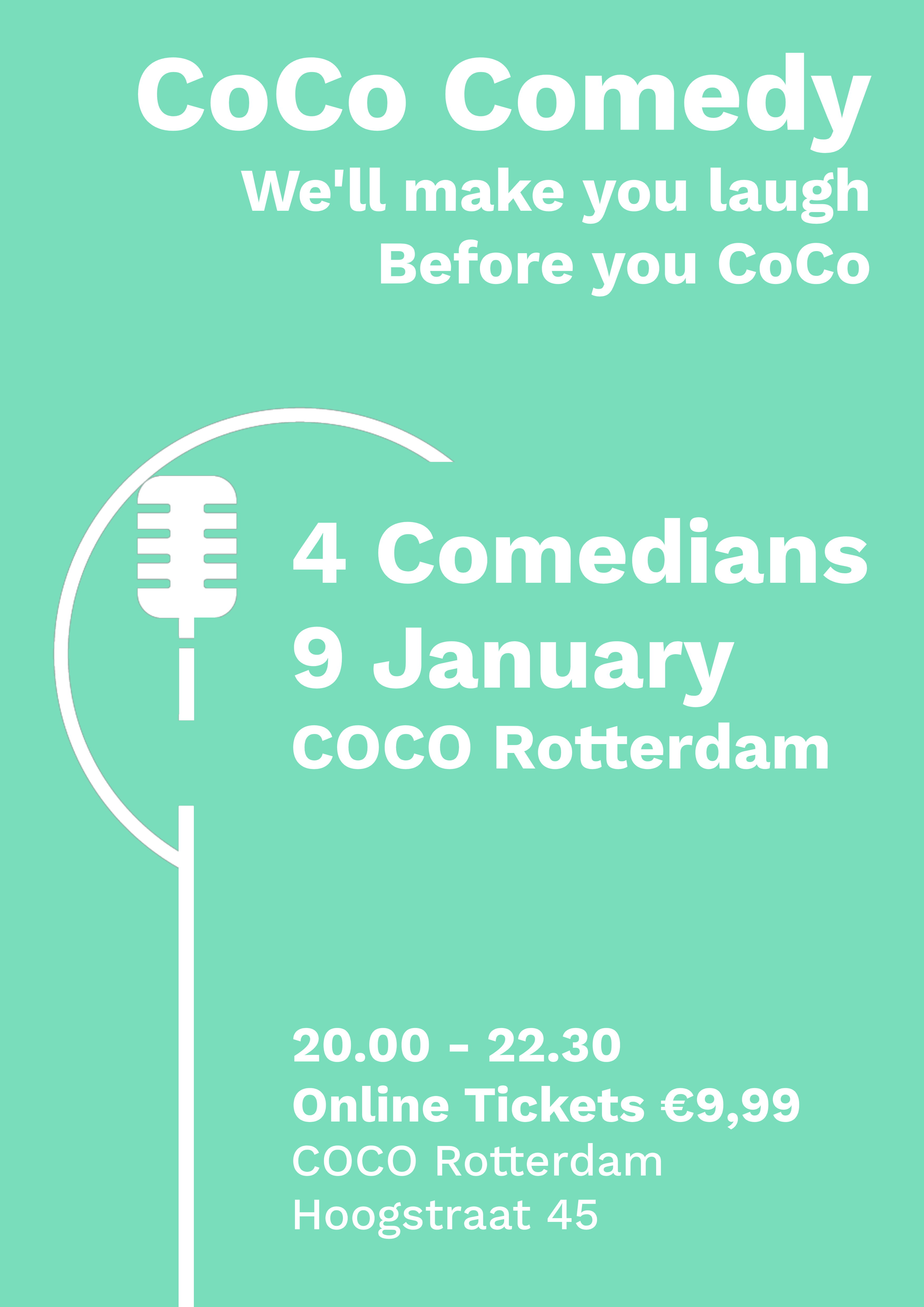 Ticket kopen voor evenement CoCo Comedy January