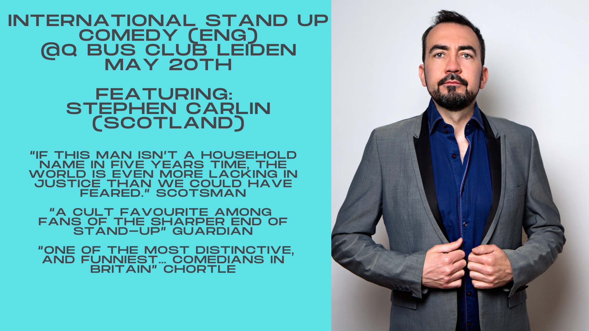 Ticket kopen voor evenement International Stand Up Comedy! (Featuring Stephen Carlin)