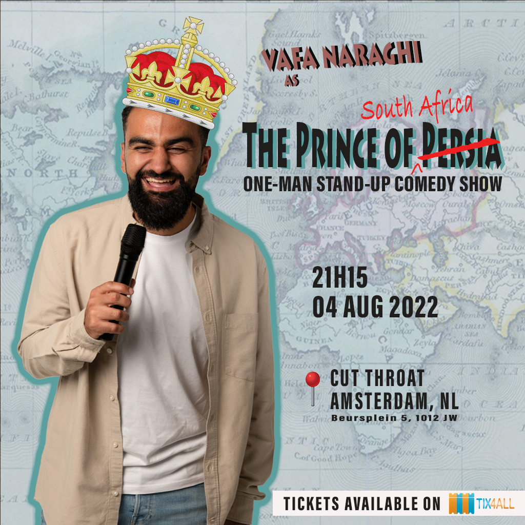 Ticket kopen voor evenement The Prince of South Africa - One-man Stand-up Comedy Show