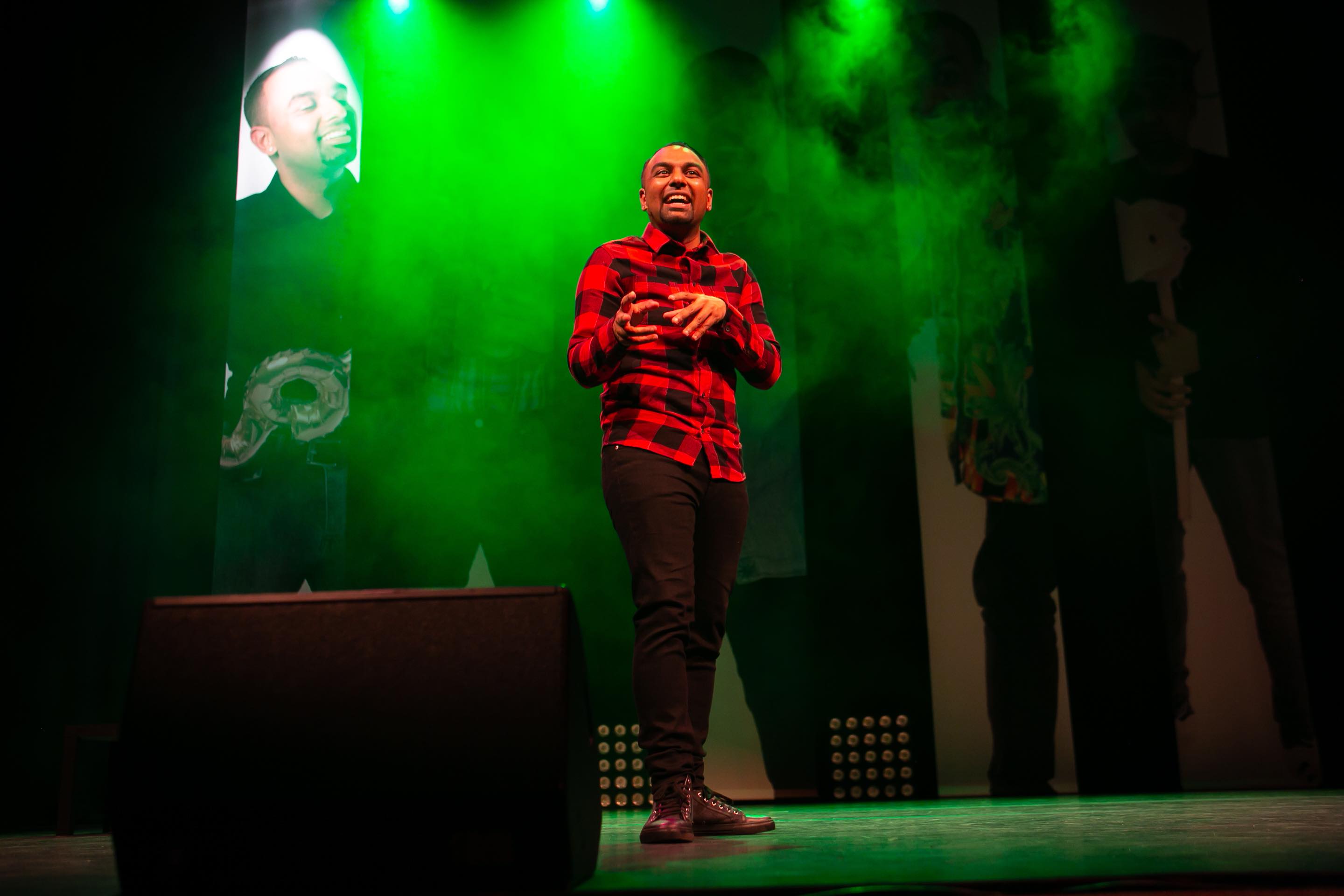 Ticket kopen voor evenement Raoel Fatehmahomed - Rode draad (try-out)